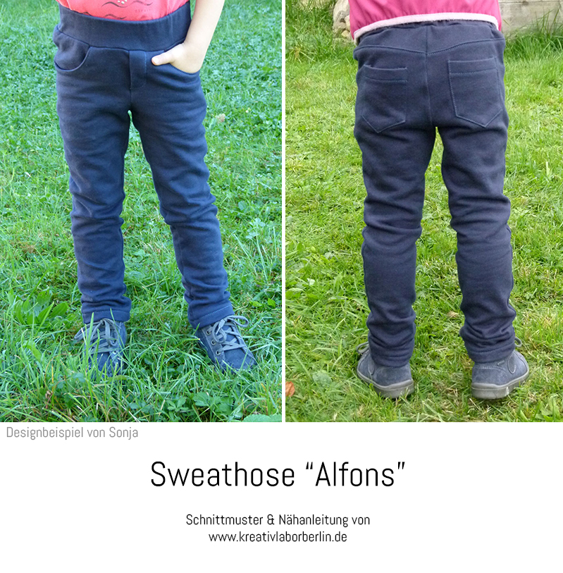 Sweathose "Alfons" genäht von Naht im Wald